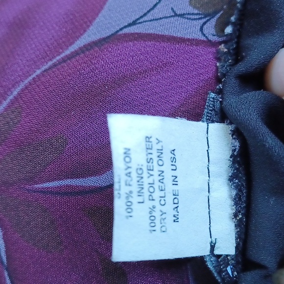 Lapis Elastic Waist Pull On Floral/Ruffle Hem Skirt- Sz. Sm - Picture 3 of 7